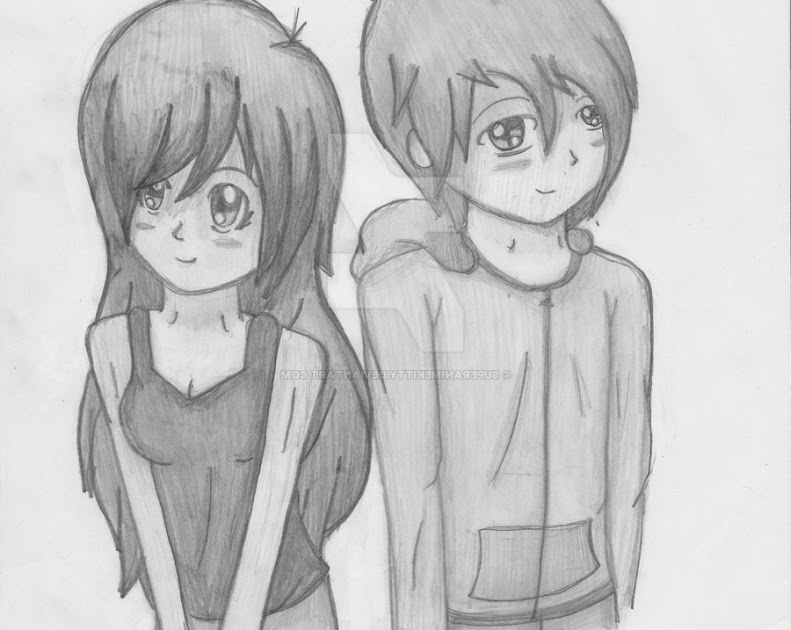 54 Boy And Girl Pencil Drawing Images Top Concept