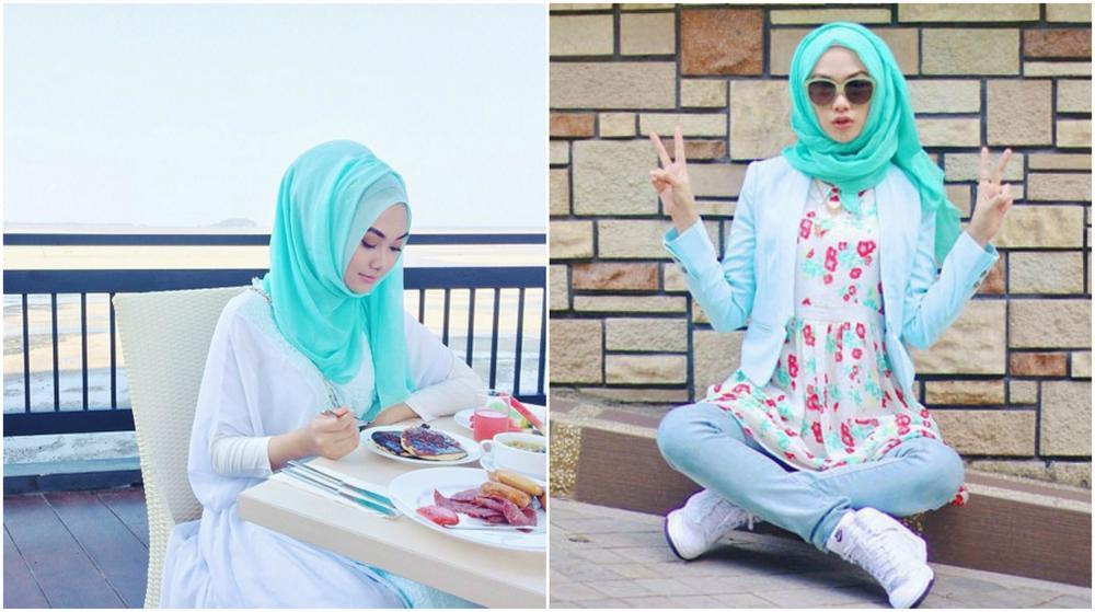 Baju Warna  Biru Tosca  Cocok Dengan Jilbab Warna  Apa Tips  