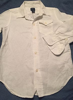 Best Reviews Gap Kids Boys Long Sleeve White Button Up Shirt Size Xs 45