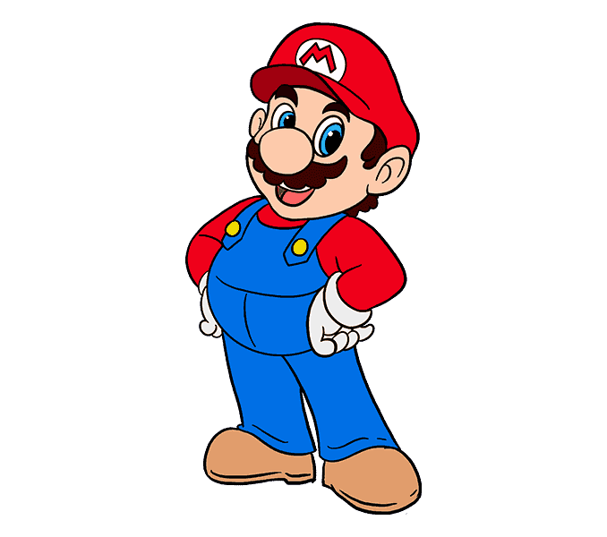 How To Draw Mario Kart Easy