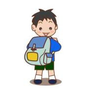 最高男の子 リュック 背負う イラスト スーパーイラストコレクション