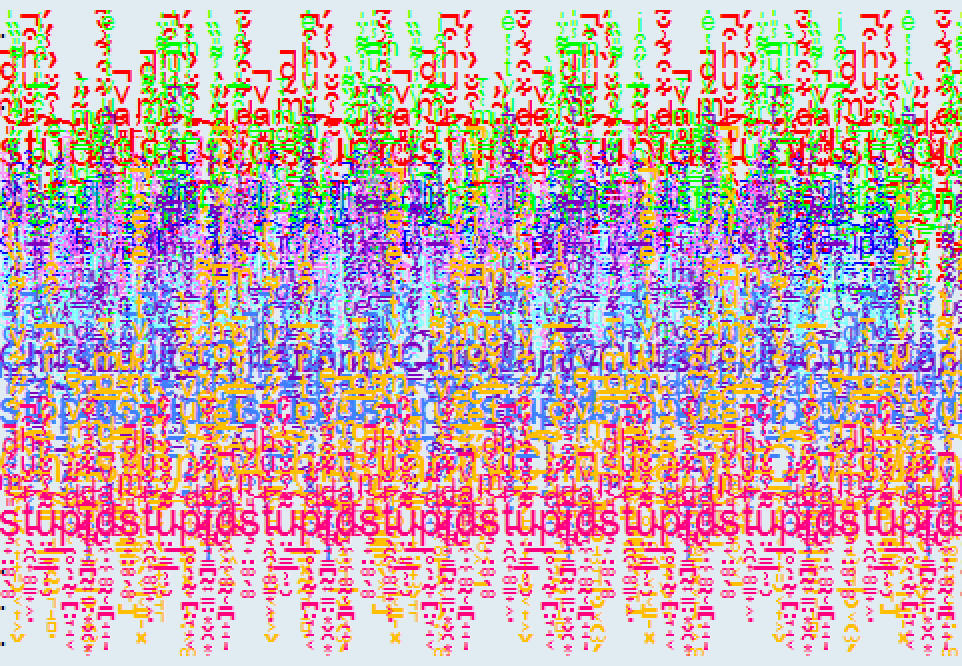 This zalgo text generator makes our text creepy and scary. Text Art And Unicode A Personal History