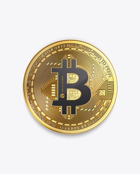 Download Free Mockups Golden Bitcoin Mockup Object Mockups - Free ...