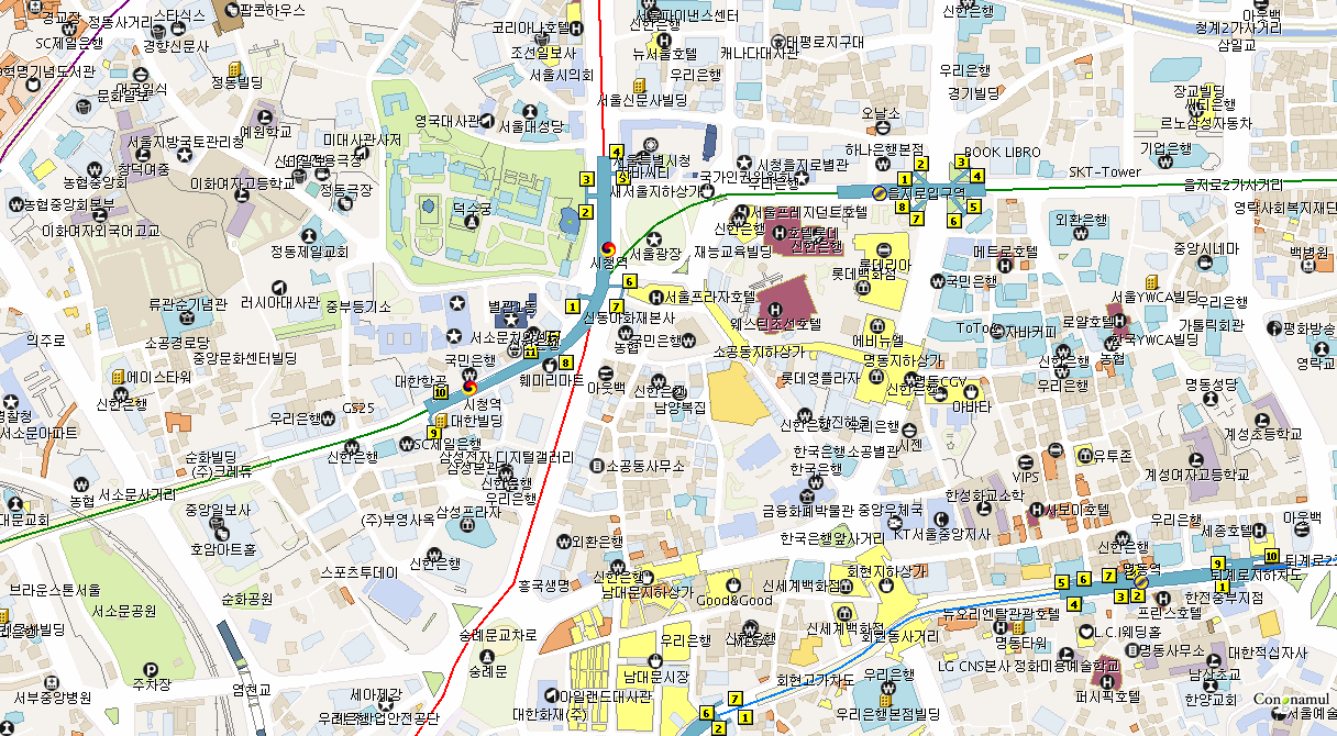 最高韓国 ソウル 地図 イラスト 動物ゾーン