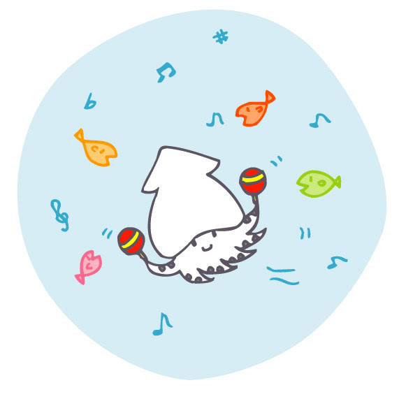 かわいい イカ イラスト 簡単 Okepictzoqa