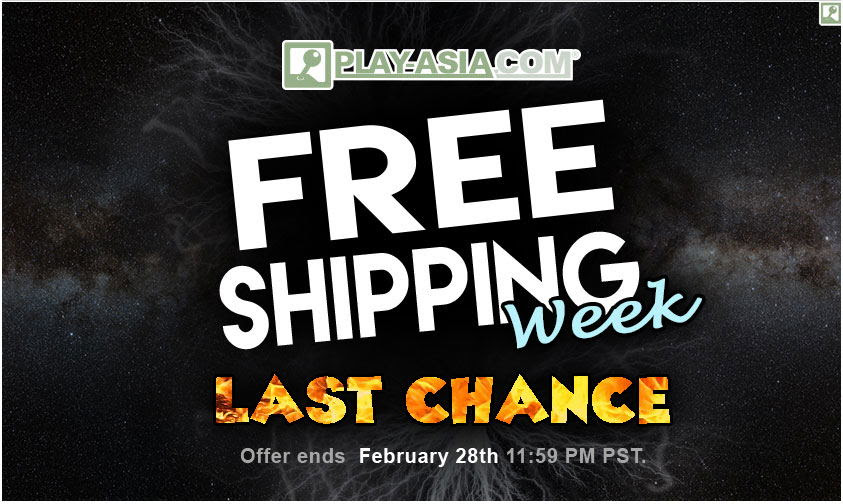 Play-Asia.com Free Shipping Week - Act Now!