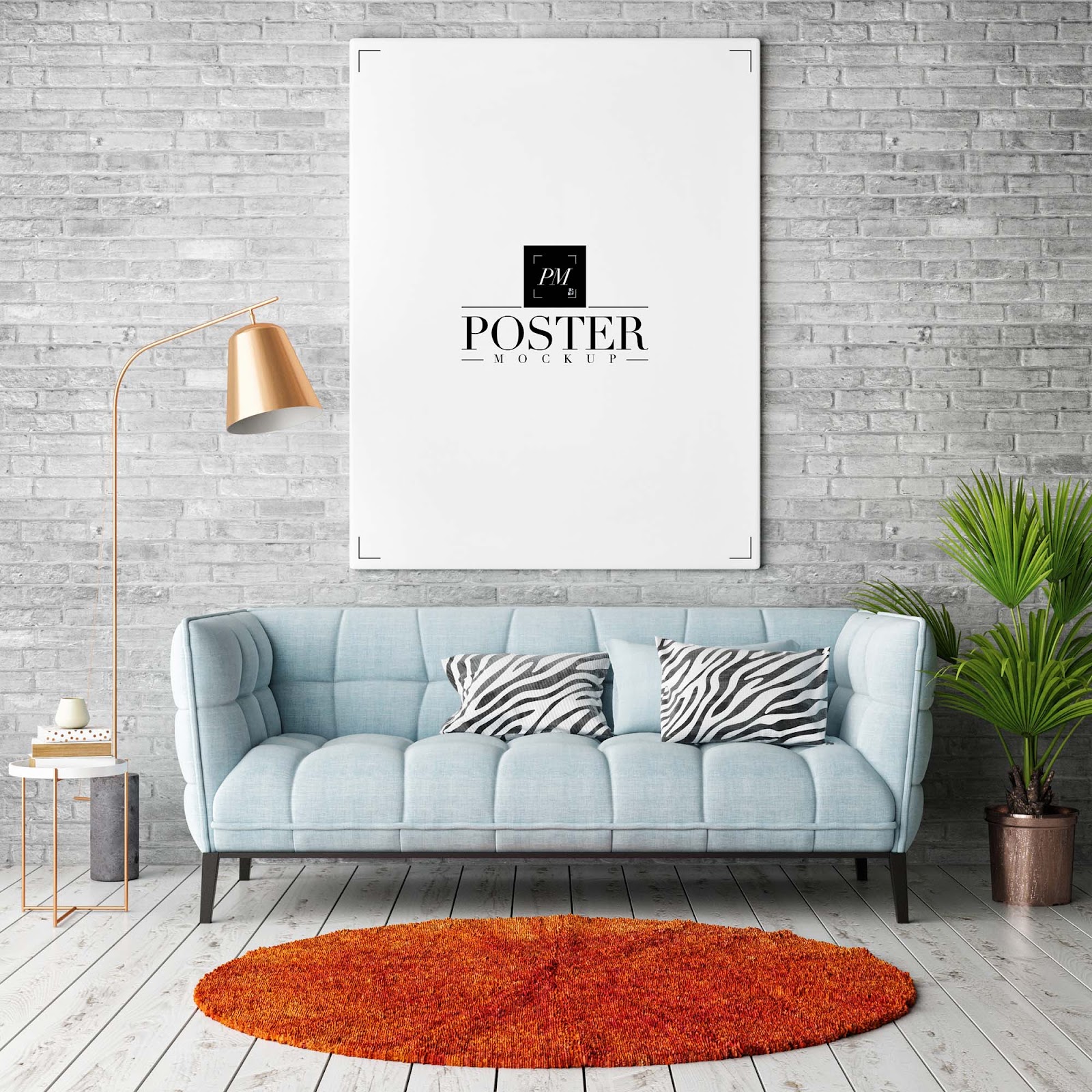 Download Free Picture On Wall Mockups - Free Wall Painting Canvas ...