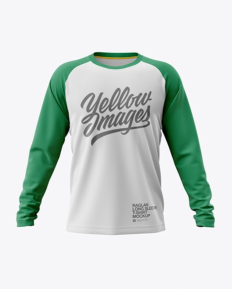 Download Mens Raglan Long Sleeve T-Shirt Jersey Mockup PSD File 132 ...