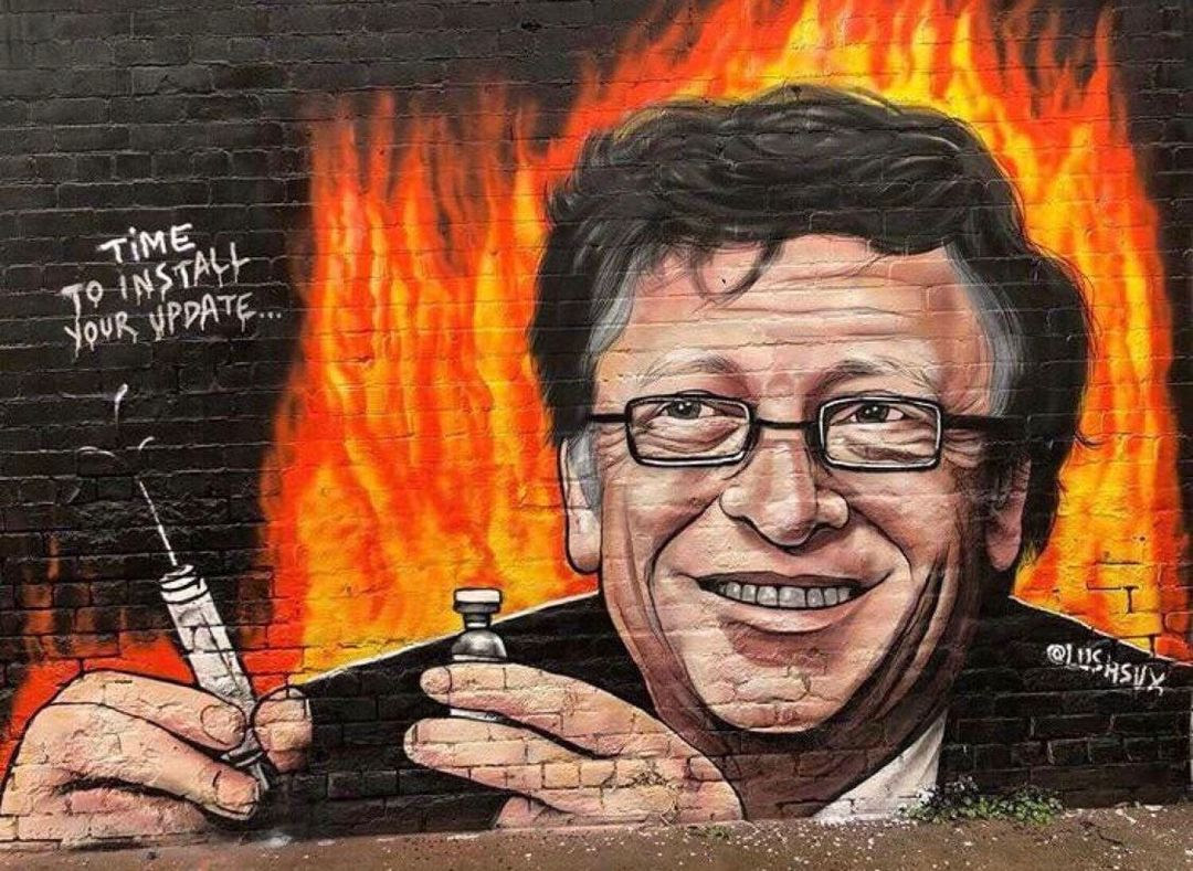 Bill Gates Graffiti