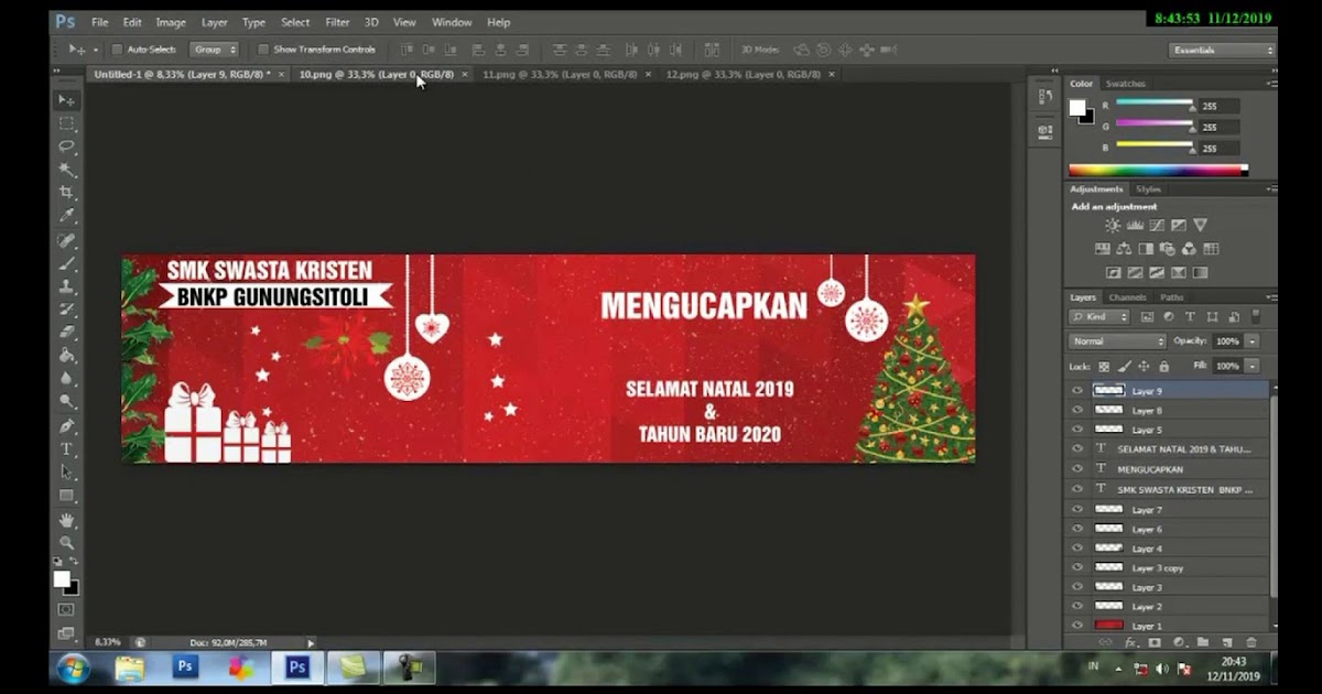 Baliho Natal : Contoh Baliho Natal Kolom - desain spanduk ...