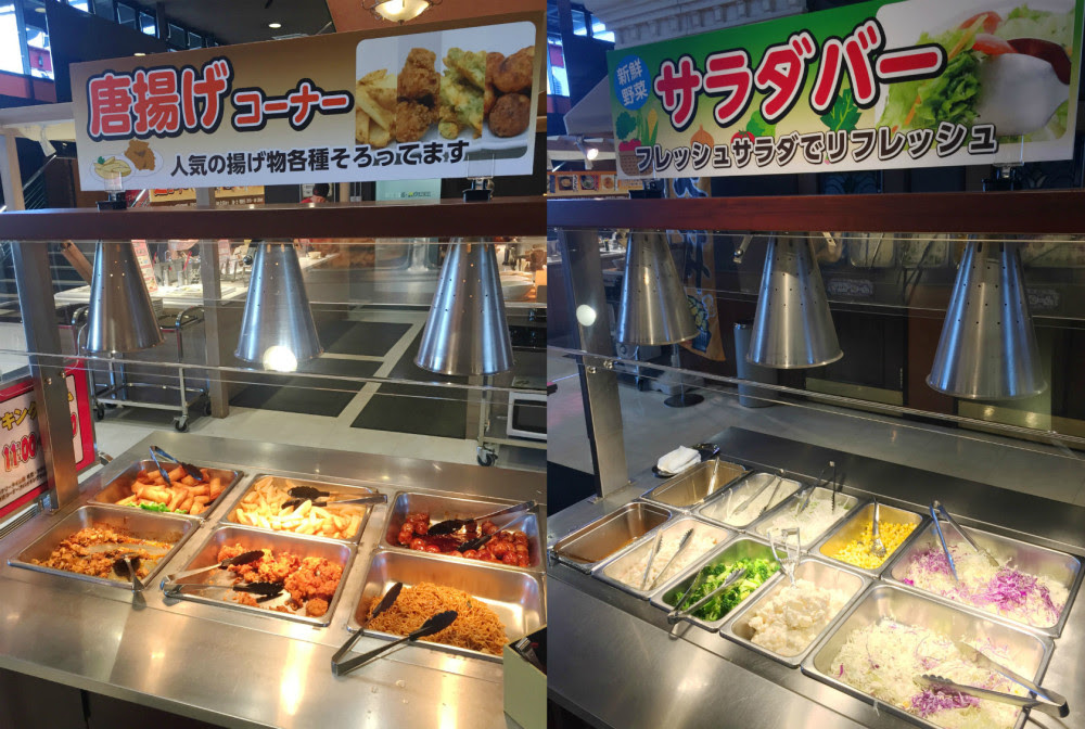 75 ウエア ハウス 八潮 絵の食べ物と休息