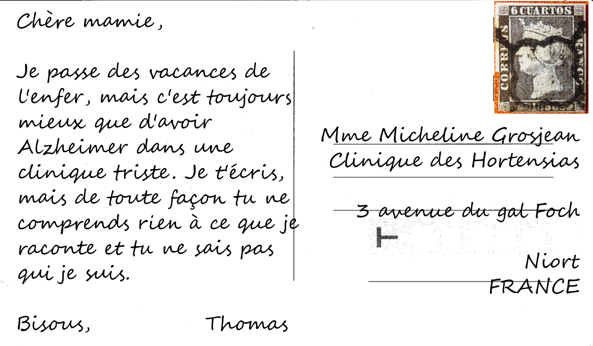 Exemple De Carte Postale