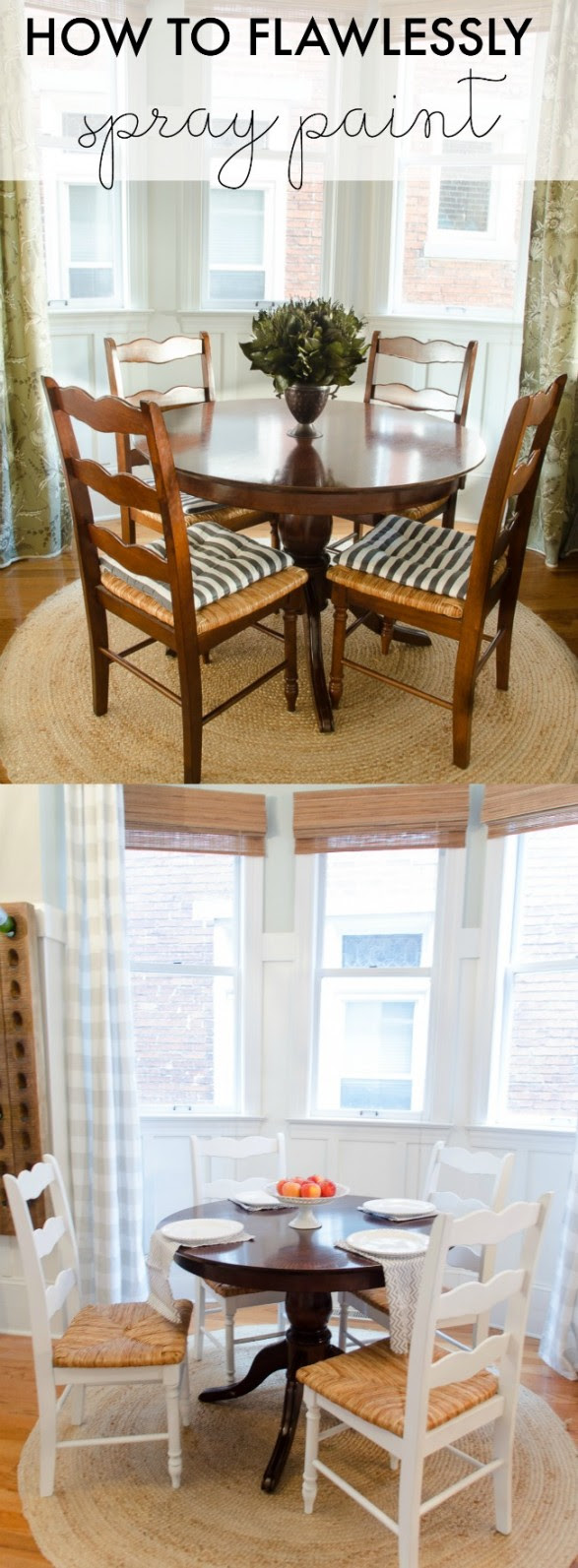 By removing all of that, it improves the adhesion of the paint. How To Flawlessly Spray Paint Furniture
