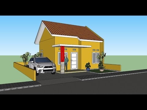  Jendela  informasi Membuat Gambar 3D Rumah  Sederhana 