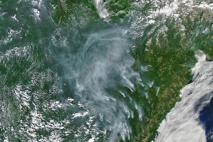 Smoke Over Siberia