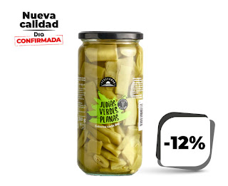 Nueva calidad Dia confirmada. Judías verdes planas cortadas, Dia Vegecampo 360g