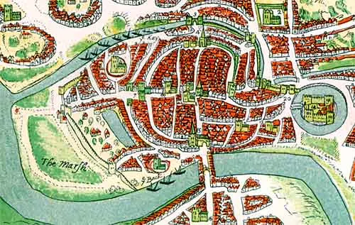 Medieval English urban history - Origins : planned or planted towns