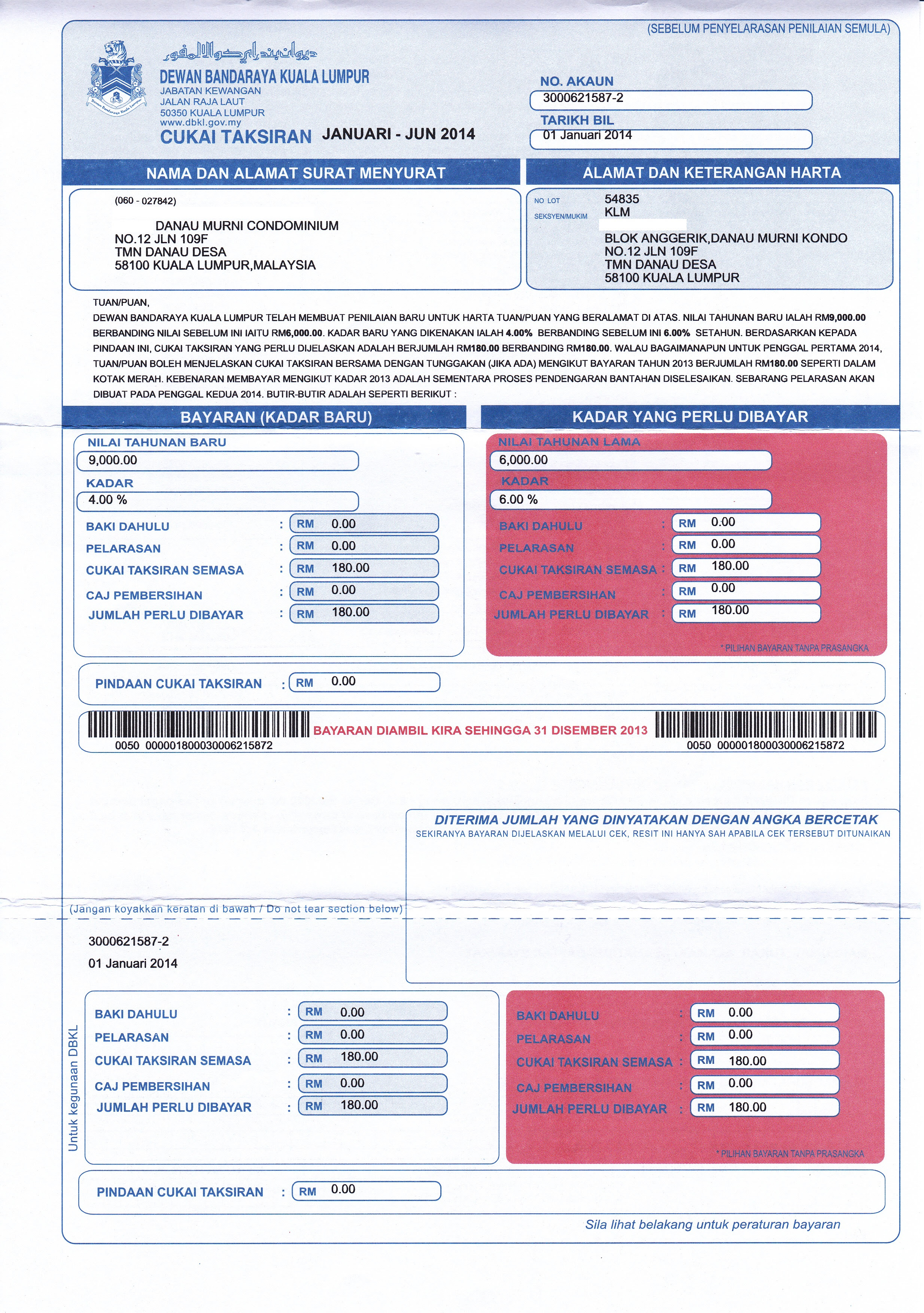 Cukai Tanah Selangor Online Bill - Mudahnya x