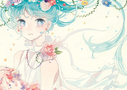 優雅 かっこいい ボカロ Flower イラスト ガルカヨメ