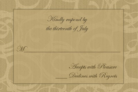 Charly s blog For your RSVP  Response  card  needs this is a 
