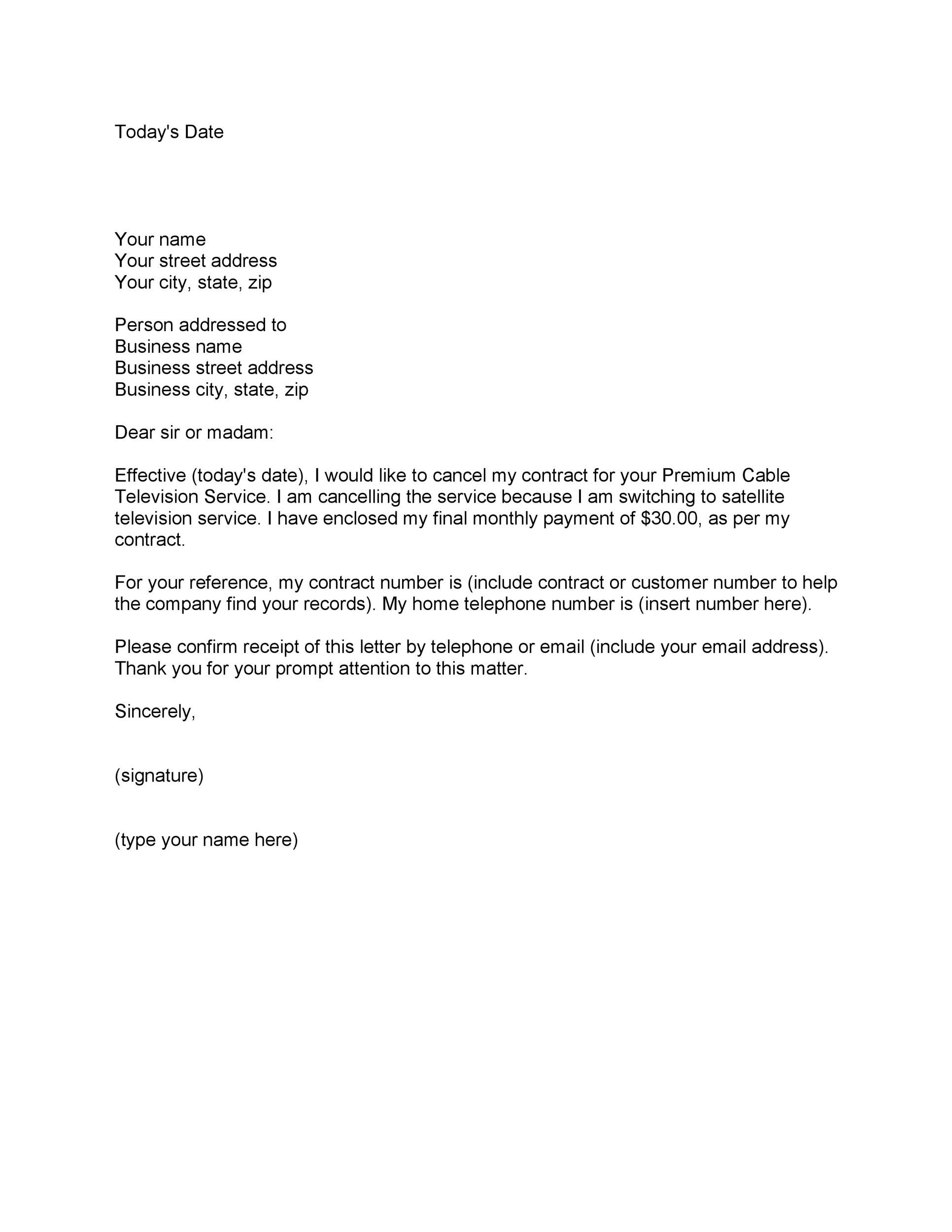 Copier Machine Lease Termination Letter Sample Master Of Template Document