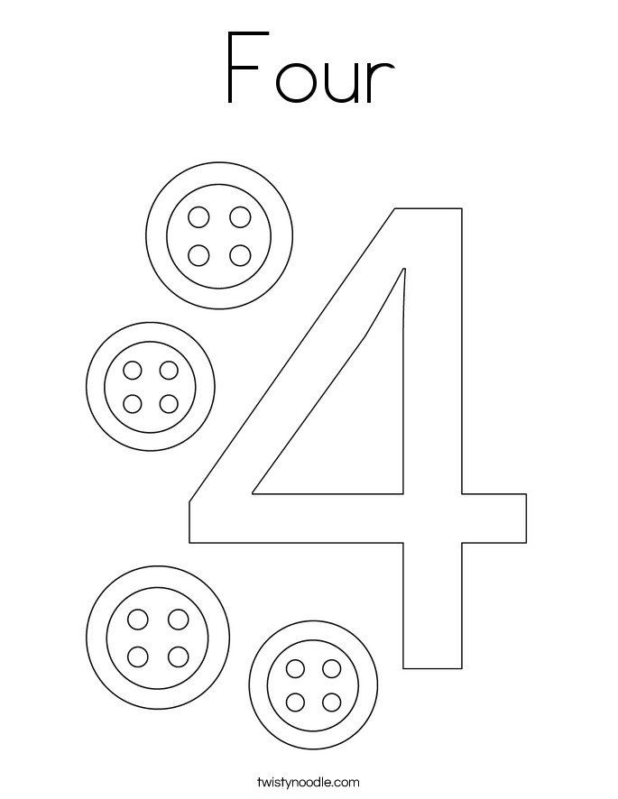 four coloring page twisty noodle  coloring pages