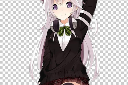 Hoodie Anime Girl In Skirt