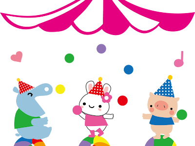 【ベストコレクション】 サーカス ぞう かわいい イラスト 161053