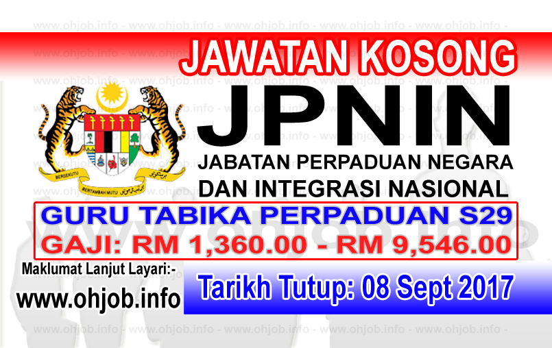 Maklumat jawatan pelbagai elauan seperti itka, itp dan bsh. Kerja Kosong Jabatan Perpaduan Negara Dan Integrasi Nasional Jpnin Surat Kabor Jawatan Kosong