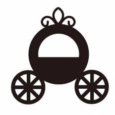 無料イラスト画像 ユニークシンデレラ 馬車 イラスト シルエット