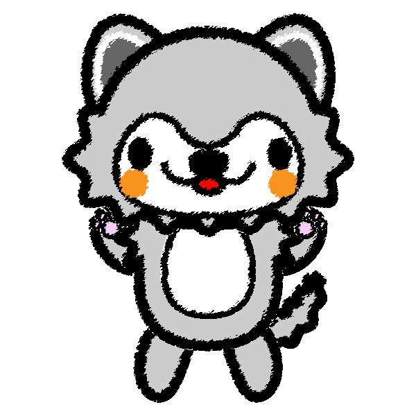 無料ダウンロード狼 イラスト かわいい 簡単 美しい花の画像