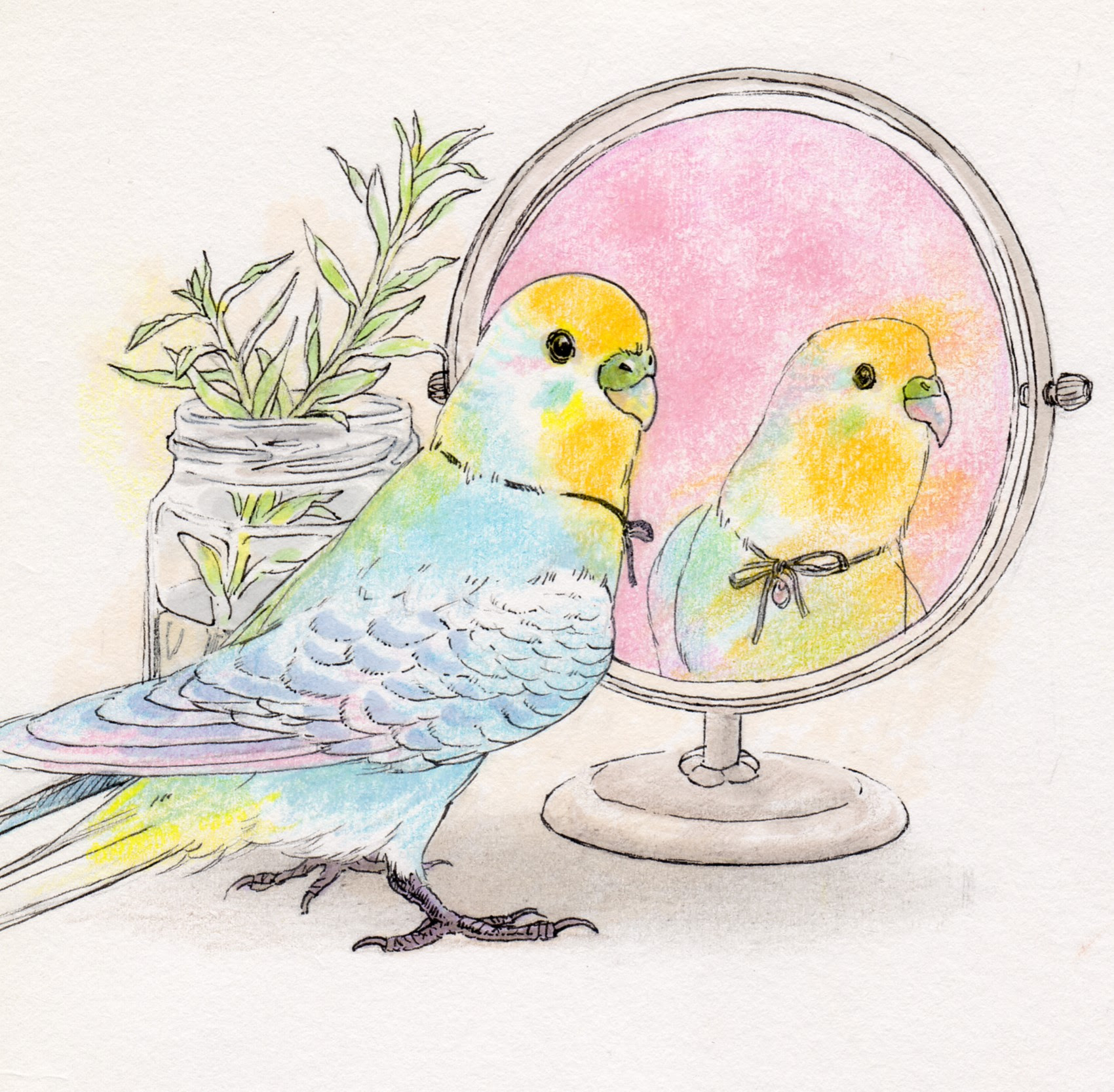驚くばかりセキセイ インコ かわいい イラスト スーパーイラストコレクション