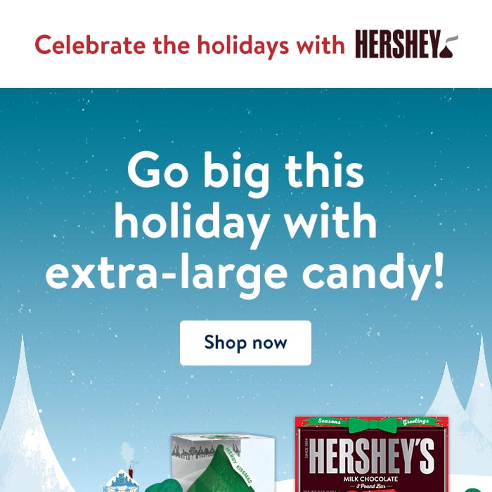 Celebrate the holidays with Hershey