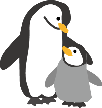 かわいい動物画像 ベストペンギン フリー イラスト