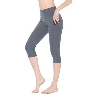 M 8 10 Mirage Gray Rocorose Women Yoga Pants Side