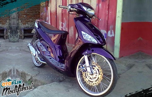 Modifikasi Motor Mio Sporty Warna Pink Blog Motor Keren