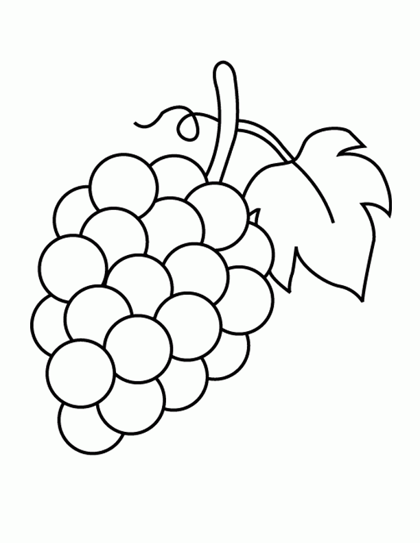 Customize your green coloring pages by changing the font and text. Free Grapes Coloring Page Download Free Grapes Coloring Page Png Images Free Cliparts On Clipart Library