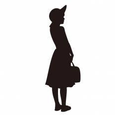 Okepictvjn4 70以上 後ろ姿 イラスト 女の子 フリー 女の子 後ろ姿 フリー素材 イラスト
