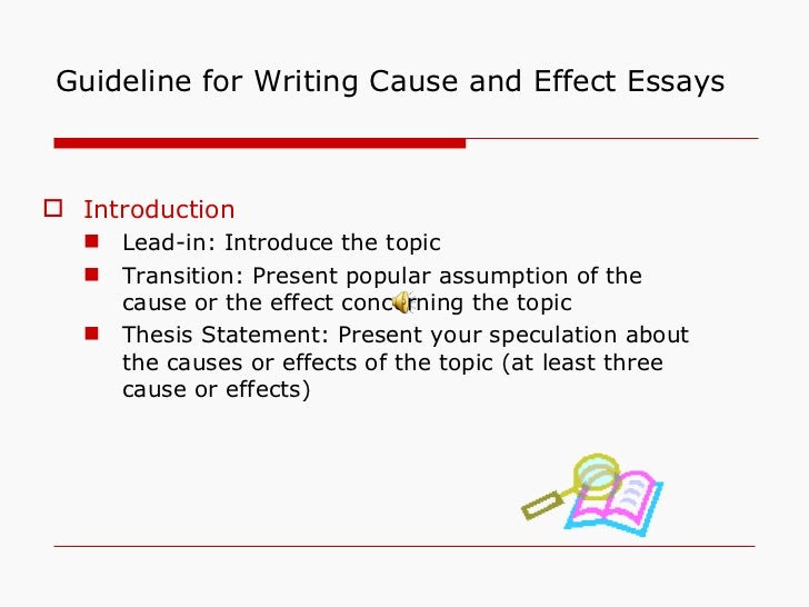 cause and effect thesis statement generator