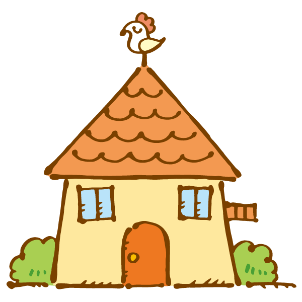 ここからダウンロード 家 イラスト 可愛い 無料イラスト素材 かわいいフリー素材 素材のプ