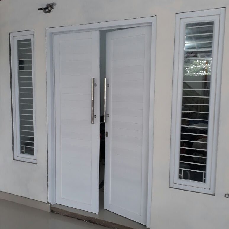 Harga Pintu Depan Rumah Aluminium Motif Cemerlang!