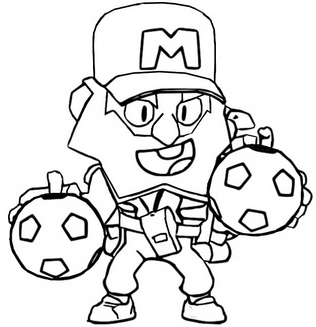 Subreddit for all things brawl stars, the free multiplayer mobile arena fighter/party brawler/shoot 'em up game from.draw akaunto on instagram: Coloring Page Brawl Stars March 2020 Update Coach Mike 2