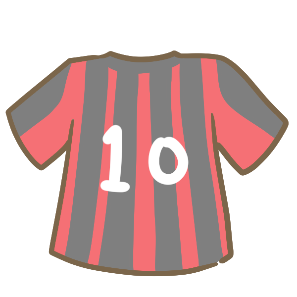 最高のイラスト画像 Hd限定かわいい サッカー ユニフォーム イラスト
