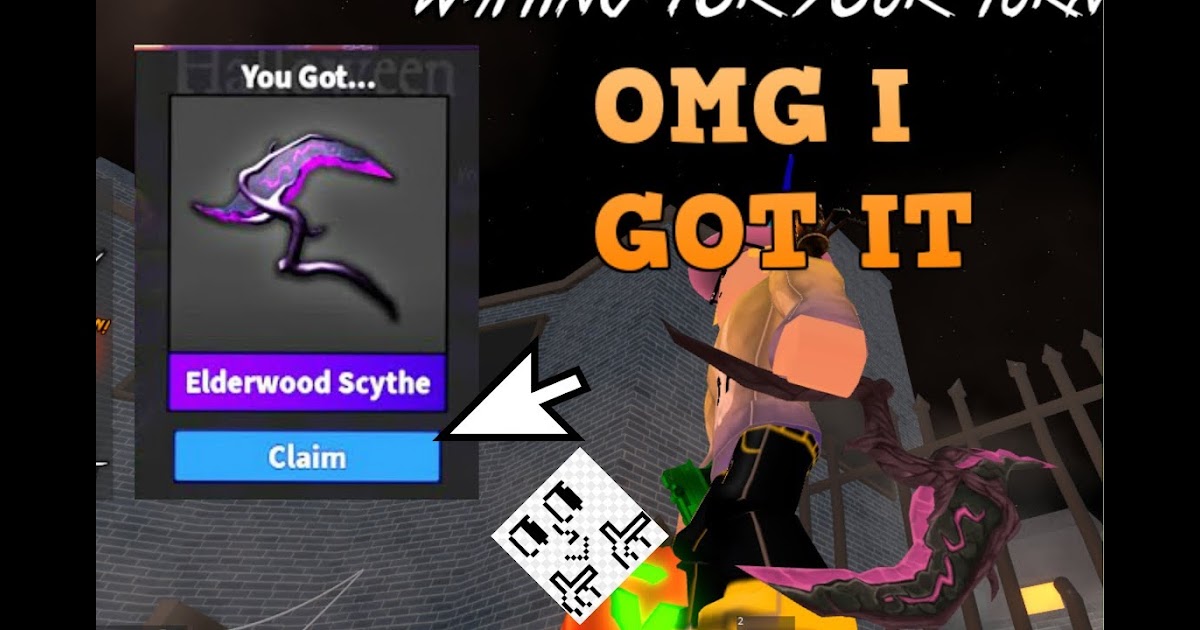 Roblox Mm2 Elderwood Scythe Code For Free Robux 2018 Codes - roblox mm2 niks scythe