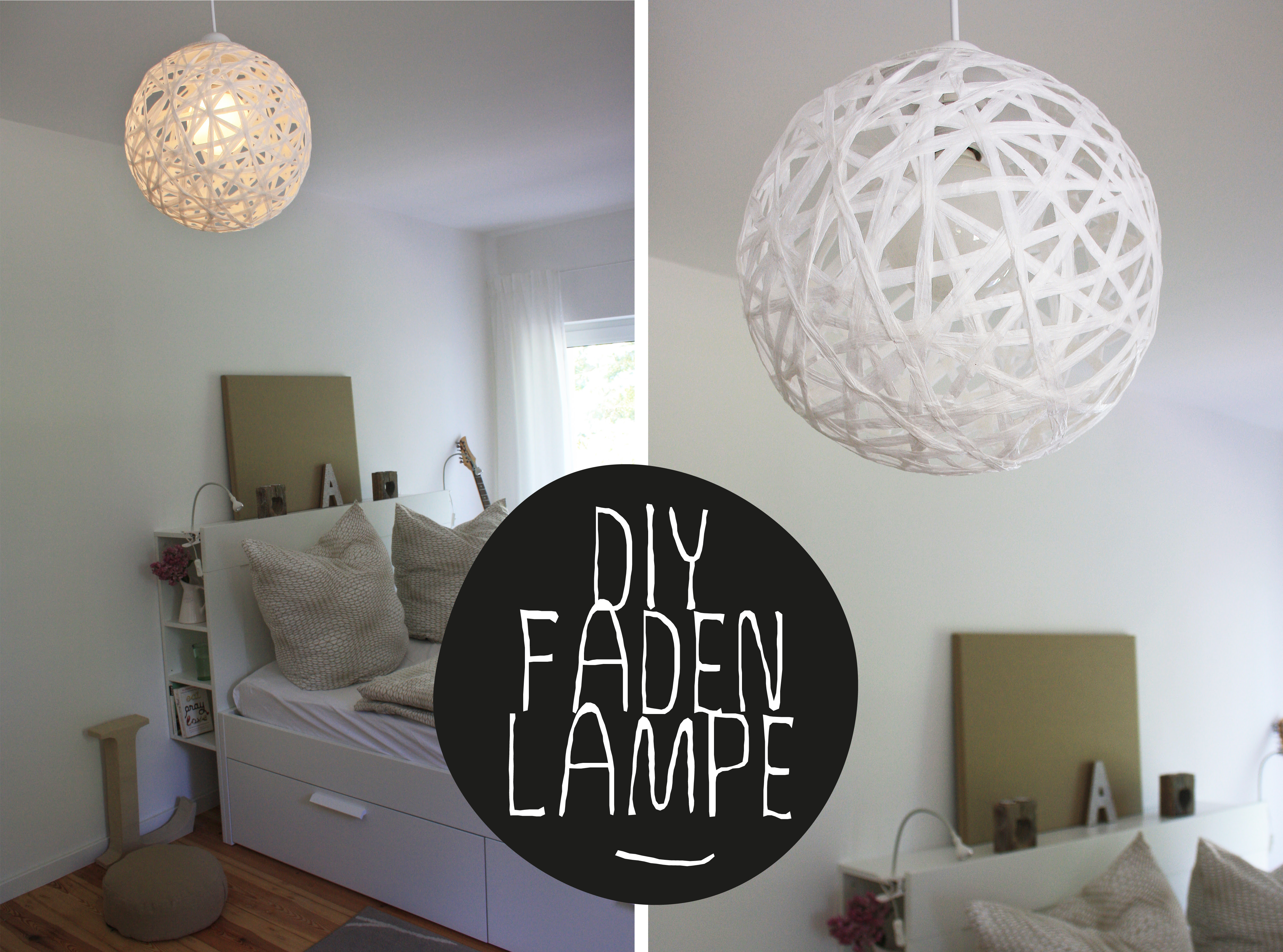 Schließlich möchte ich meine fehler erkennen, damit ich sie möglichst abstellen kann und andere handyman sie gar nicht erst machen. Diy Wie Du Eine Faden Lampe Perfekt Rund Hinbekommst