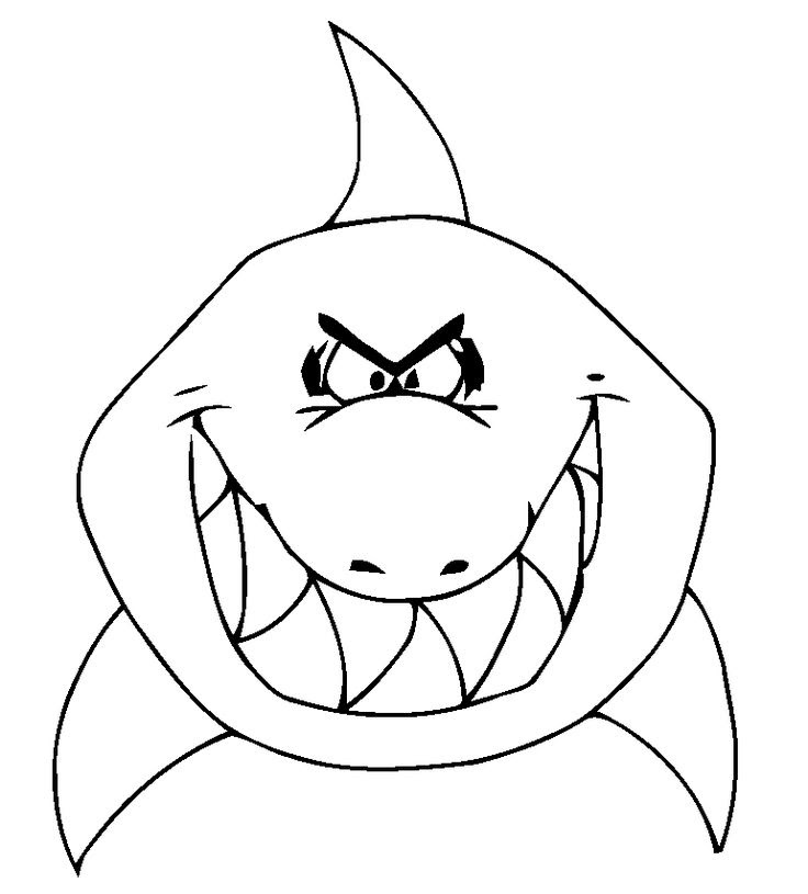 Coloring Pages Kids Coloring Sheet Baby Shark Printables