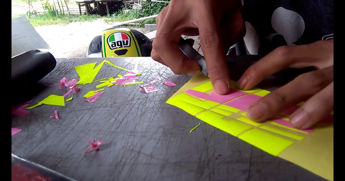 Ide Video  Cara  Membuat  Stiker Cutting Gambar Stiker 