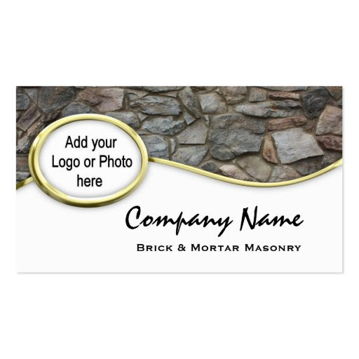 15% off with code zazpartyplan. Masonry Business Card Templates Page3 Bizcardstudio