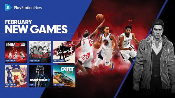 PlayStation®Now | FEBRUARY NEW GAMES