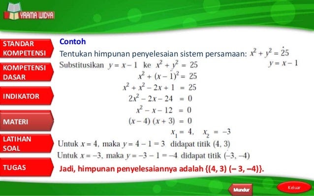 Contoh Soal Himpunan Gabungan Dan Penyelesaiannya - Contoh Ert